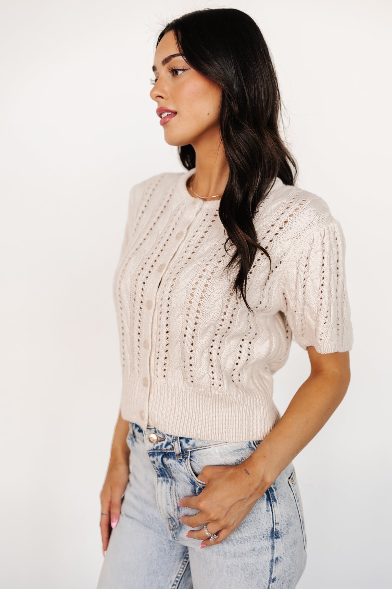 Sweater Top | Cream - Image 2