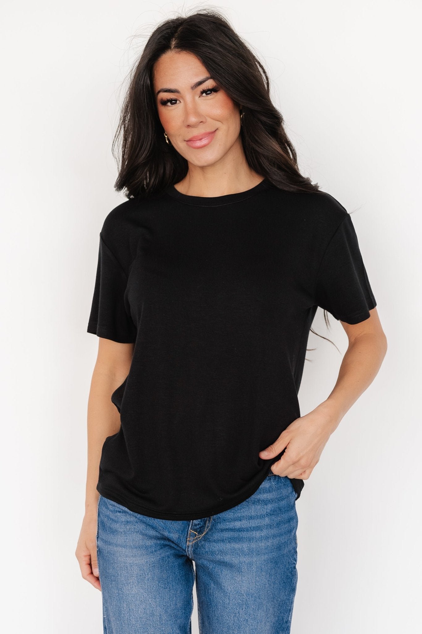 Relaxed Tee | Black - Image 2