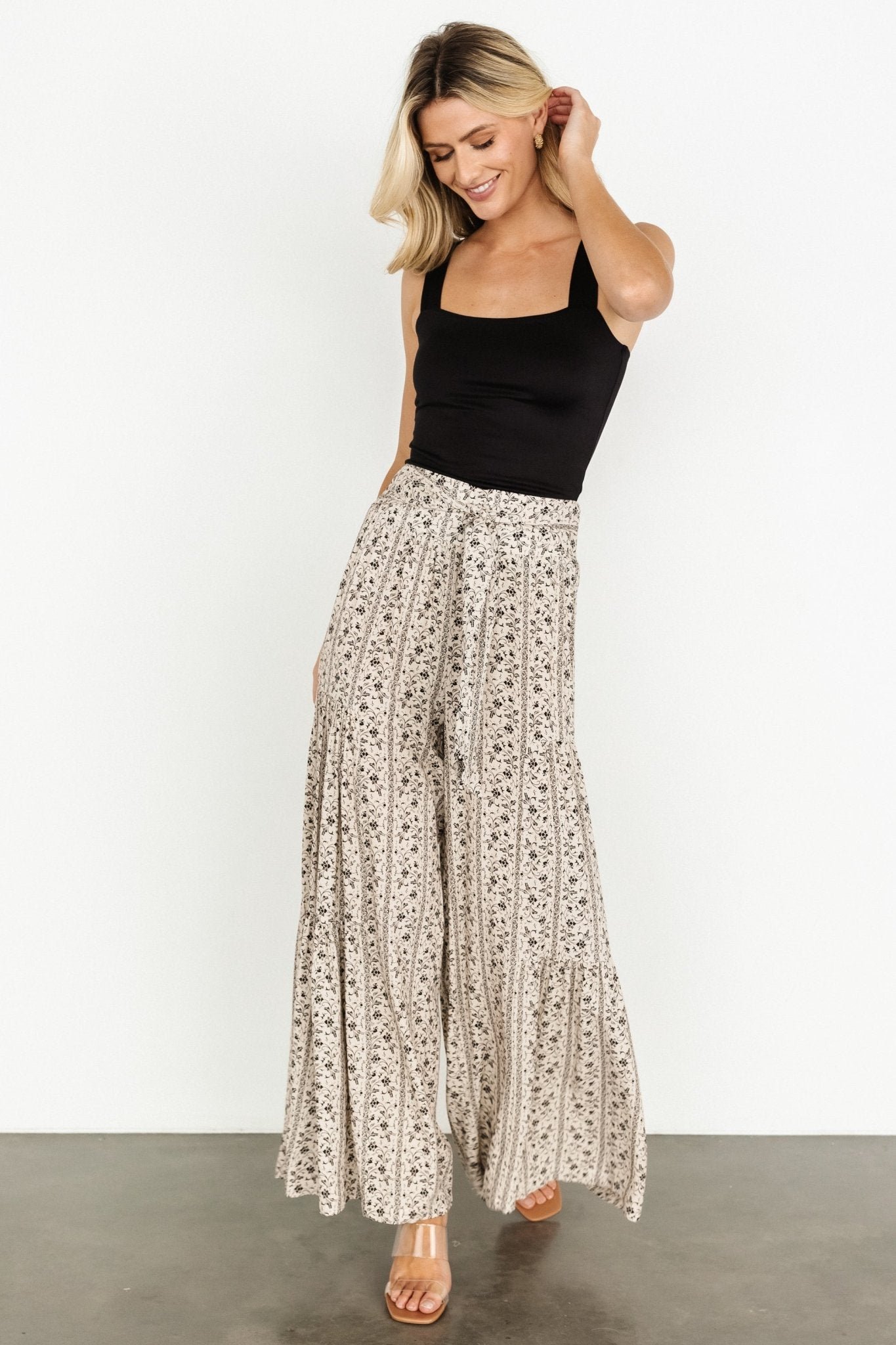 Pants | Sand + Black - Image 2