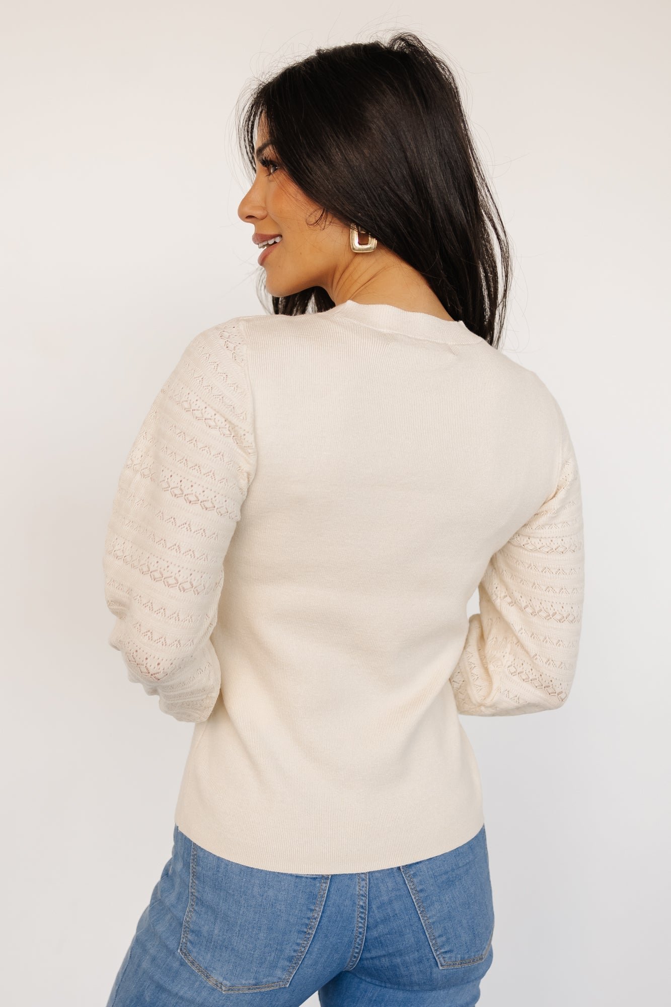 Sweater Top | Cream - Image 4