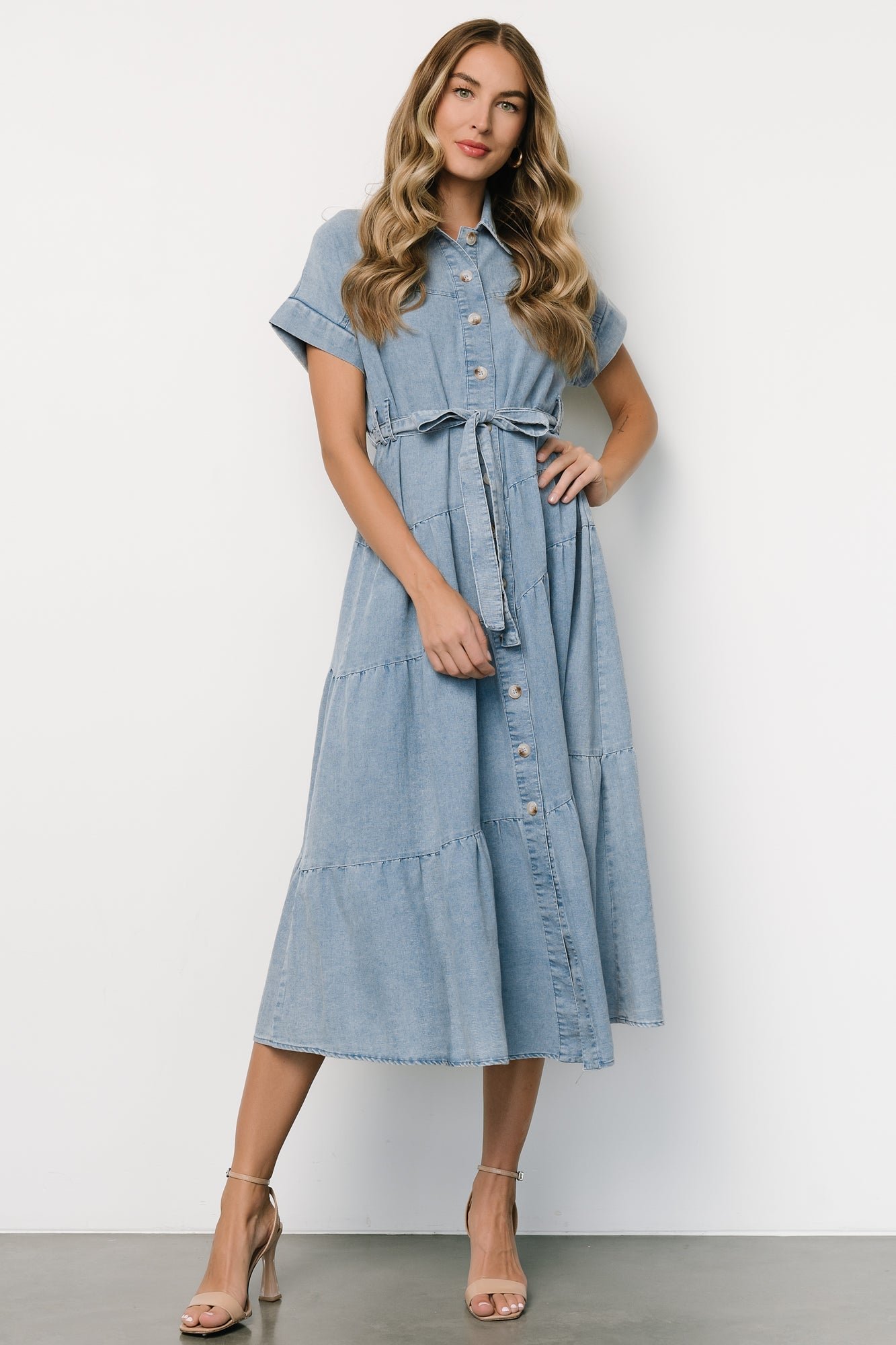 Button Up Dress | Denim - Image 5