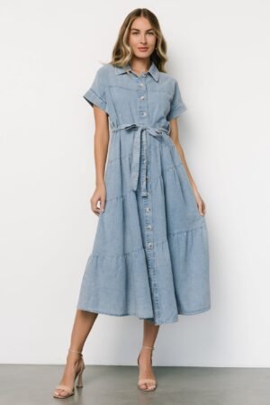 Button Up Dress | Denim