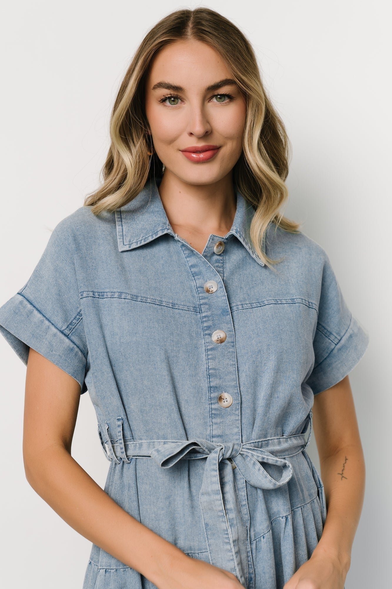Button Up Dress | Denim - Image 2