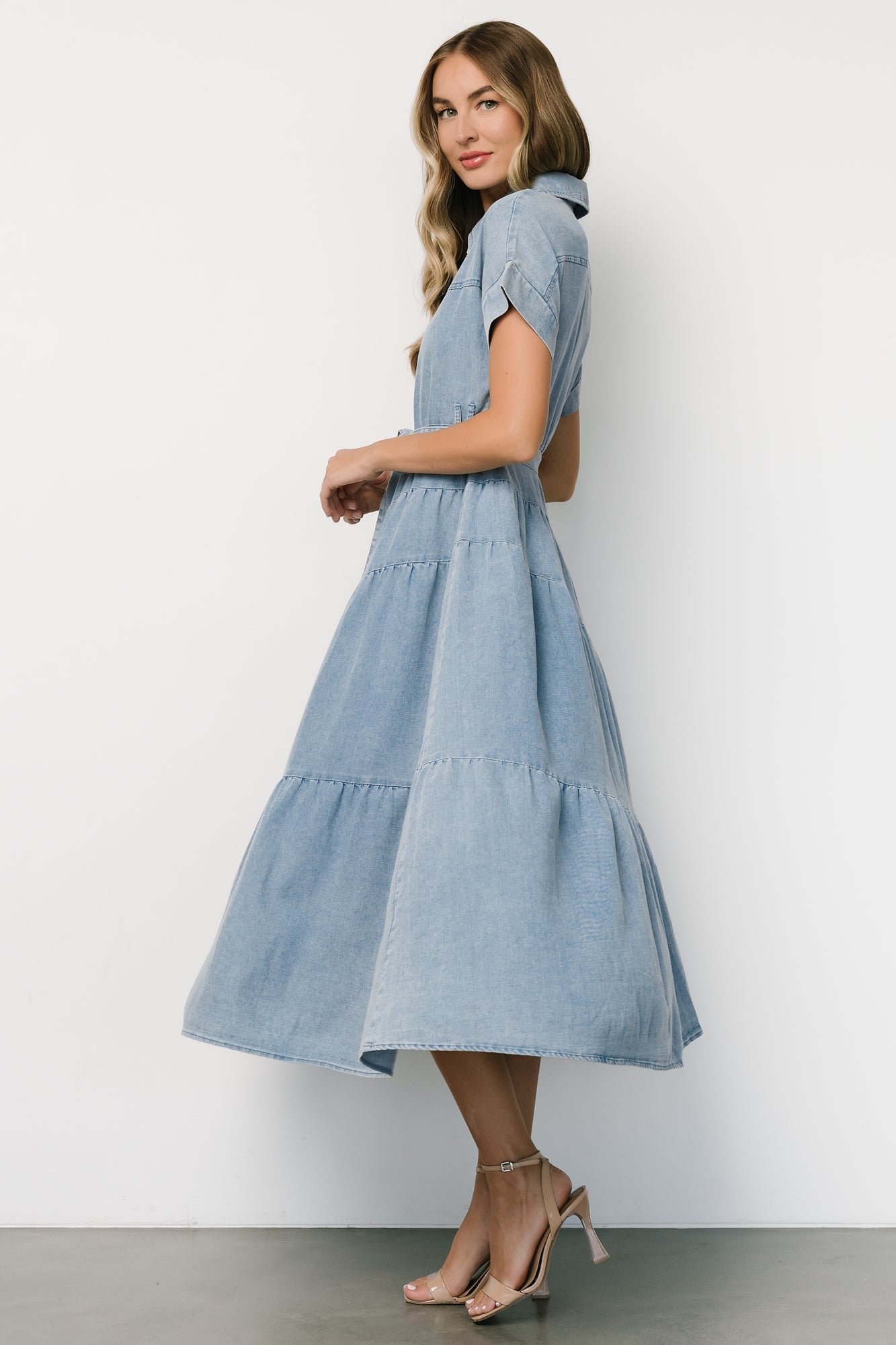 Button Up Dress | Denim - Image 3