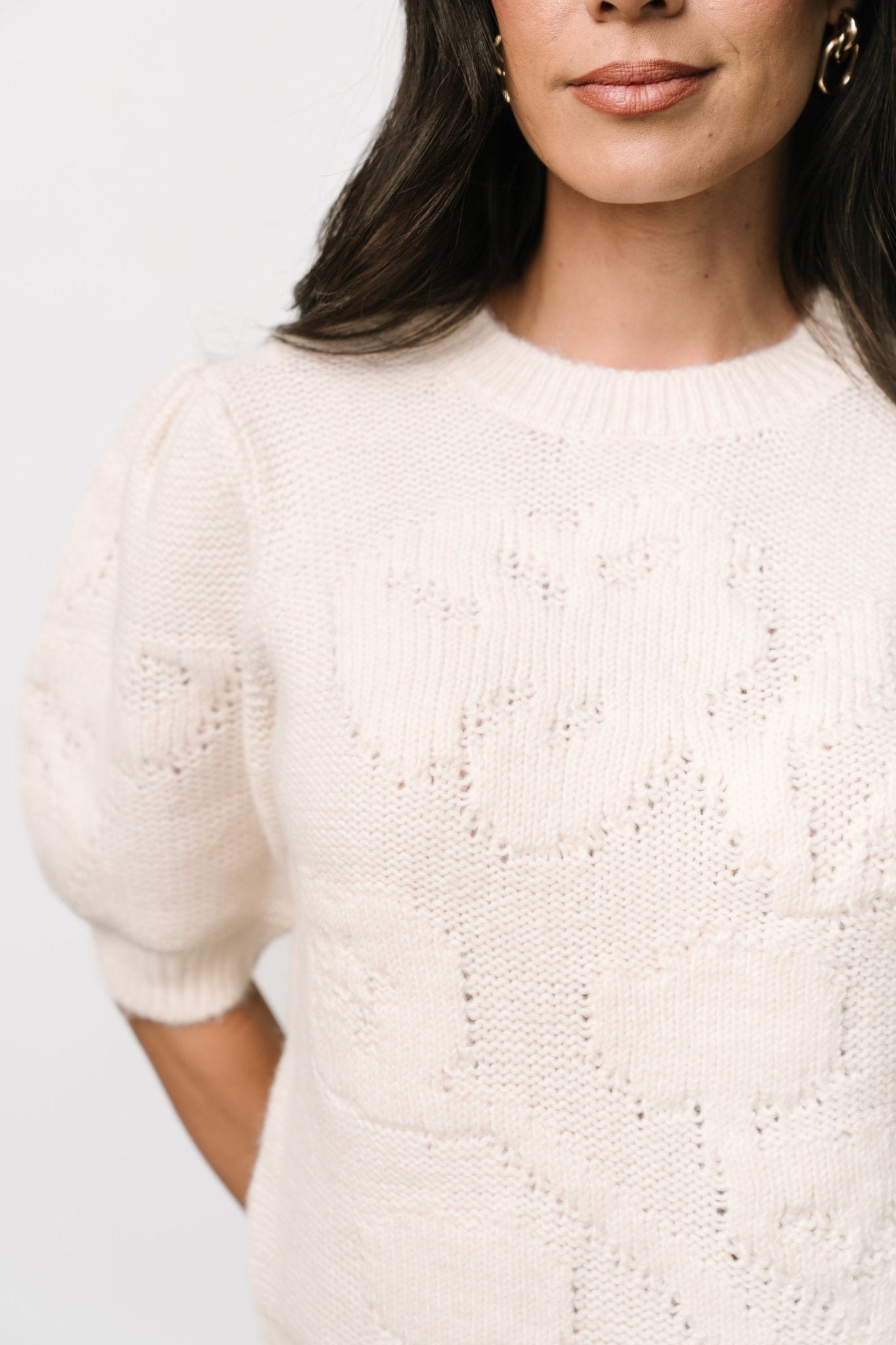 Sweater Top | Cream - Image 2