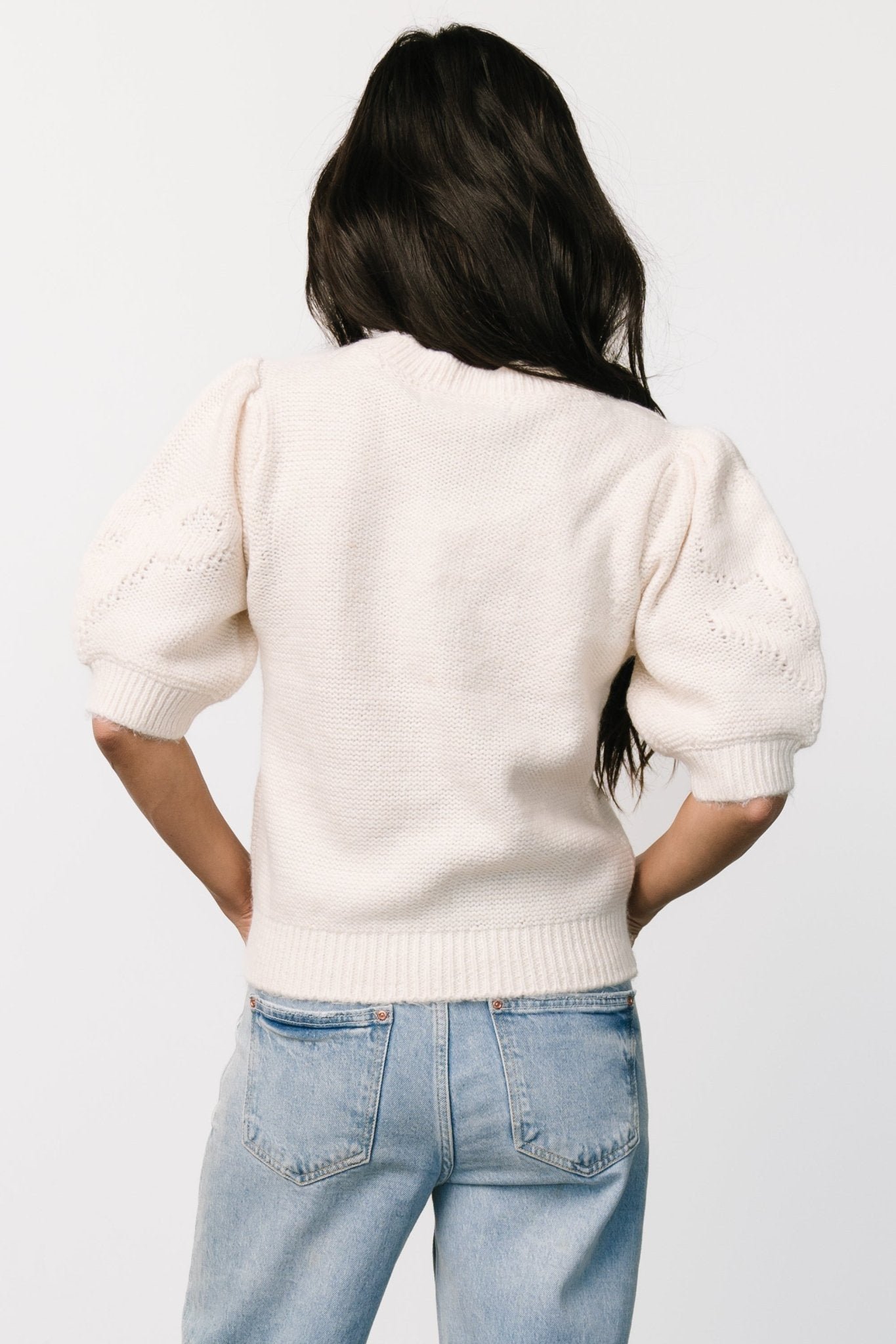 Sweater Top | Cream - Image 5