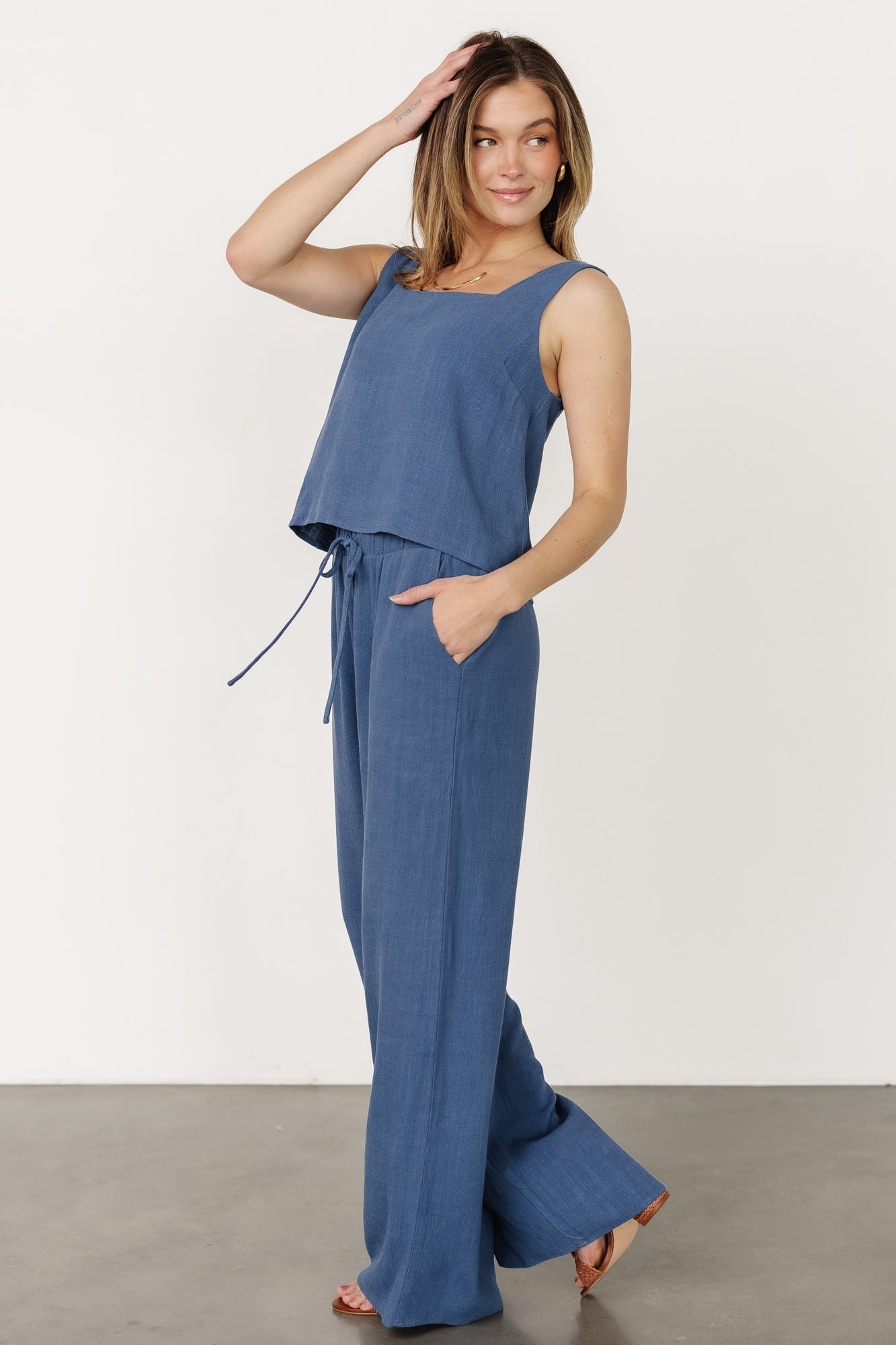 Tank + Pants Set | Deep Blue - Image 6